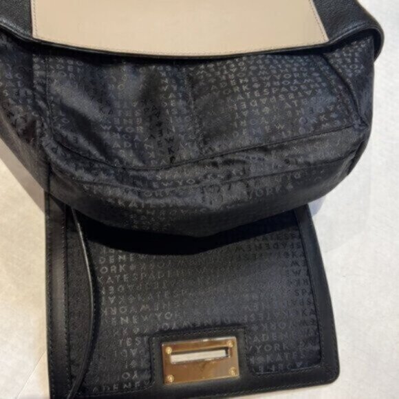 Kate Spade  Laurel Magnolia Park color blocked satchel crossbody saddle bag - Picture 14 of 16